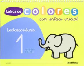LETRAS COLORES 1 (4 AOS) LECTOESCRITURA.